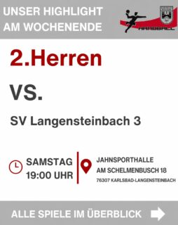 Noch ein letztes Mal: 2. Herren 🤾🏽

Die Jungs geben nochmal Auswärts alles und wollen sich mit einem starken Auftritt in dieser Saison verabschieden.

Auch unsere weibliche B-Jugend ist am Start 💪
In der Sporthalle Niederbühl geht es um die Quali.
Wir drücken euch fest die Daumen!

#handball #gameday #finale #vollgas #teamspirit