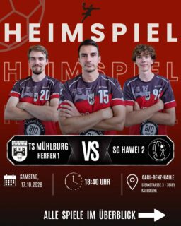 Heimspiel-Wochenende🔥🤾🏽
Es geht wieder los in der Festung🏰
Wir freuen uns auf jede Unterstützung auf der Tribühne😉🤘🏽
#handball #zuschauerliebe