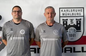 Trainerteam der 2. und 3. Herren der TS Mühlburg